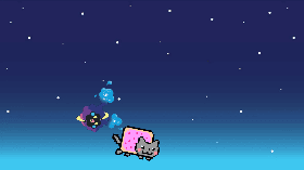 Nyan cat and Cosmog Trails