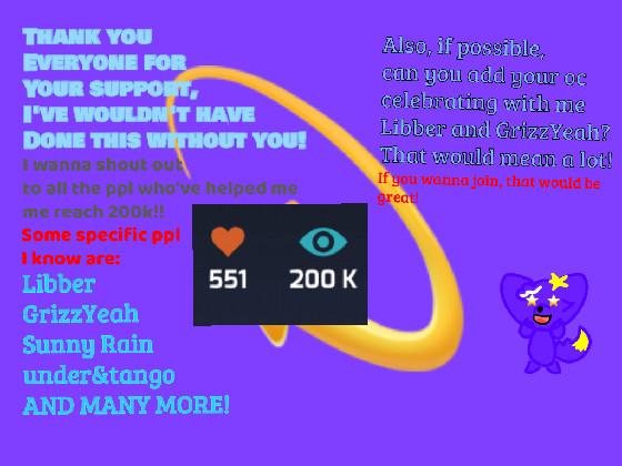 200k!!!!!!!!! Let’s Goooo!!!!!!