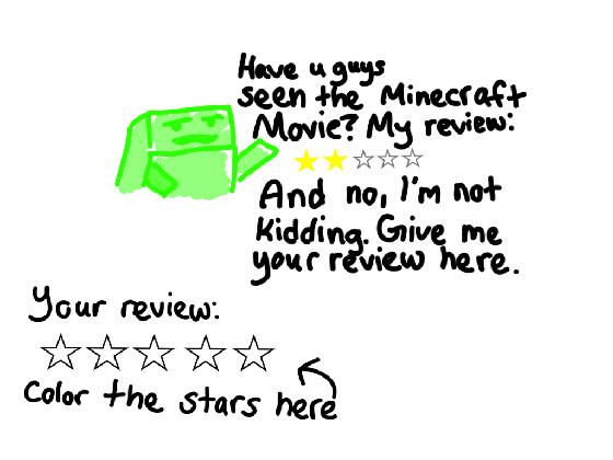 Minecraft Movie? Not for Me . . .