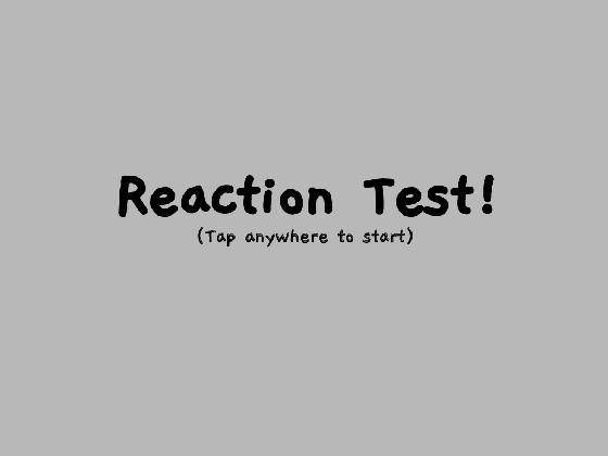 Reaction Time Test