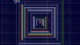 Spiral squares