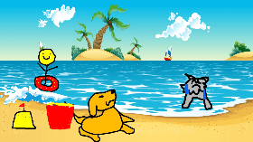 Beach simulator
