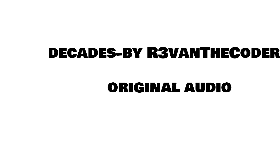 Decades song