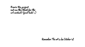 Art blank for art contest!