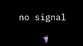 no signal display