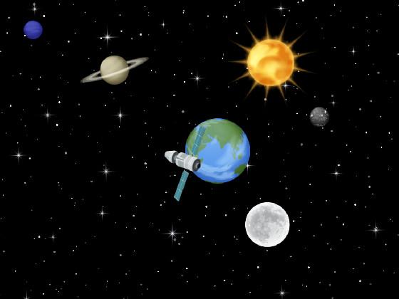 Pixilated Solar system 