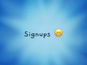 Got my T.U.I sign up.