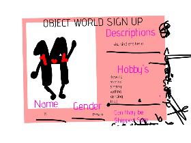 OBJECT WORLD SIGN UPS