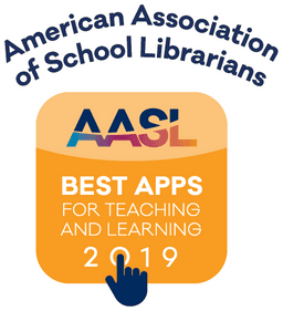 Winner of Best App, American Association of School Librarians