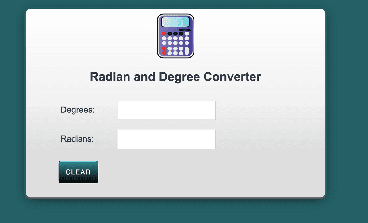 Radian and Degree Converter