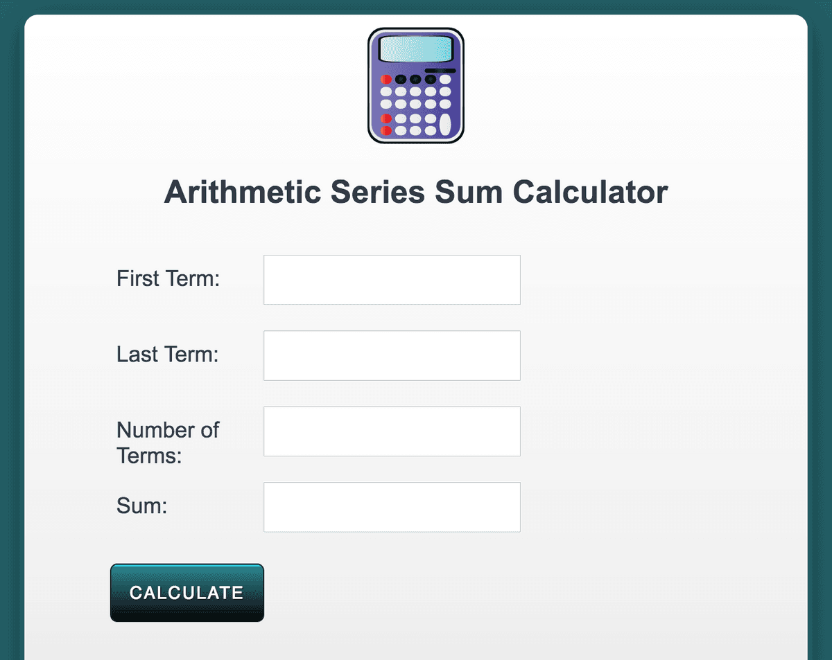 Arithmetic and Geometric Series Sum