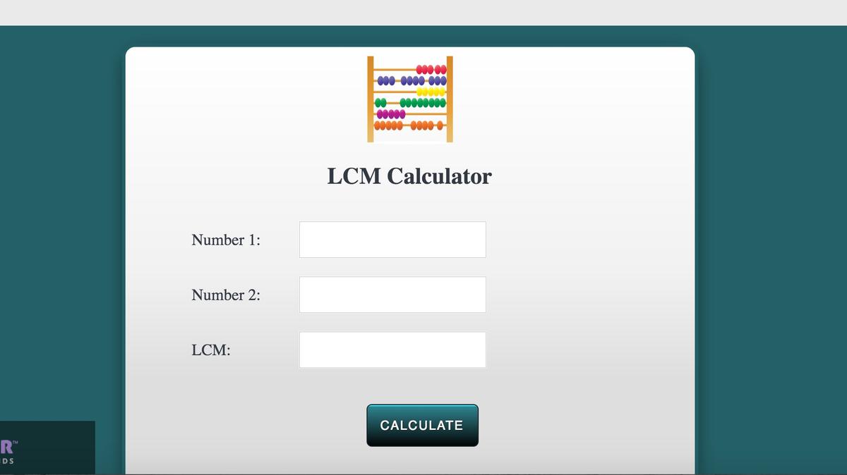 LCM Calculator