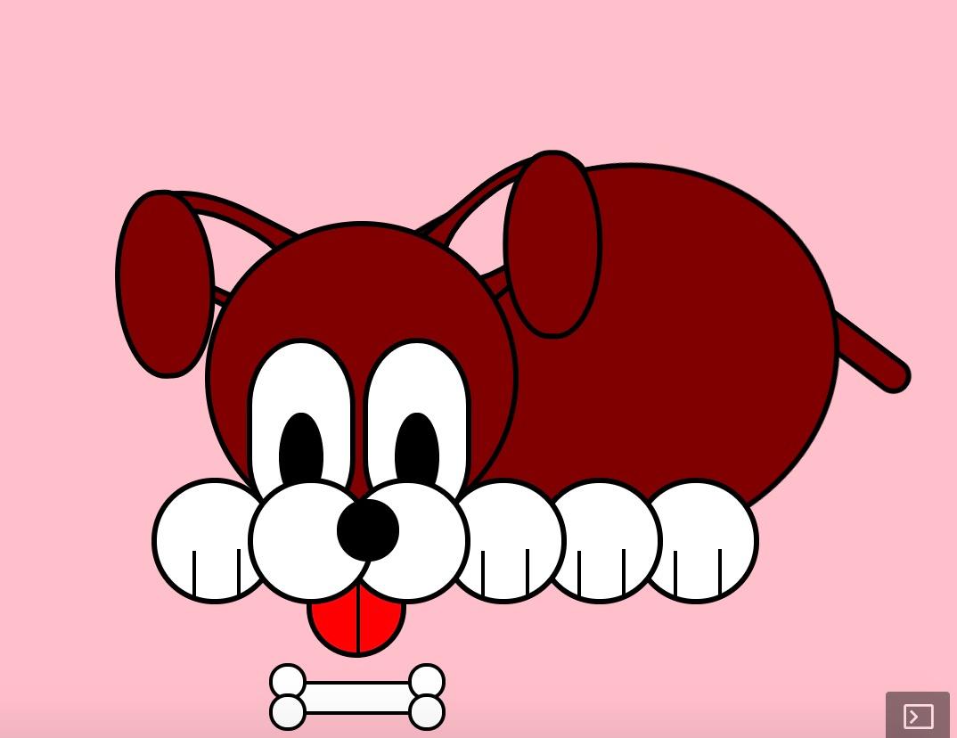 Cute dog animation