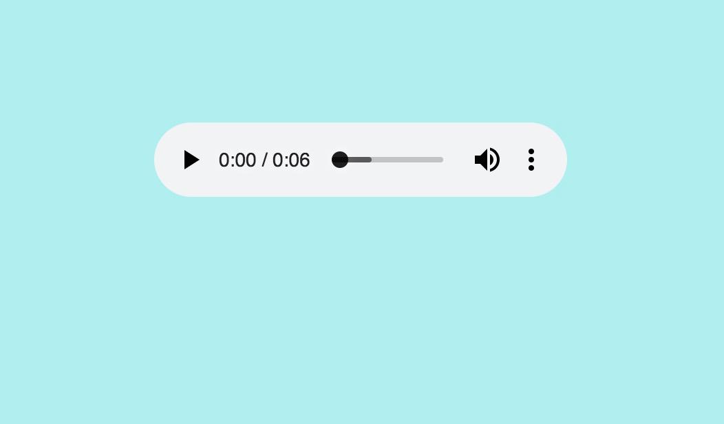 Audio Example (HTML)