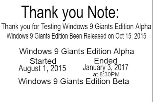 Windows 9 Giants Edition Alpha