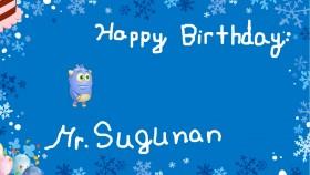 project mr.sugunanbirthday