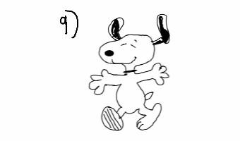 How to draw snoopy! ★★★★★