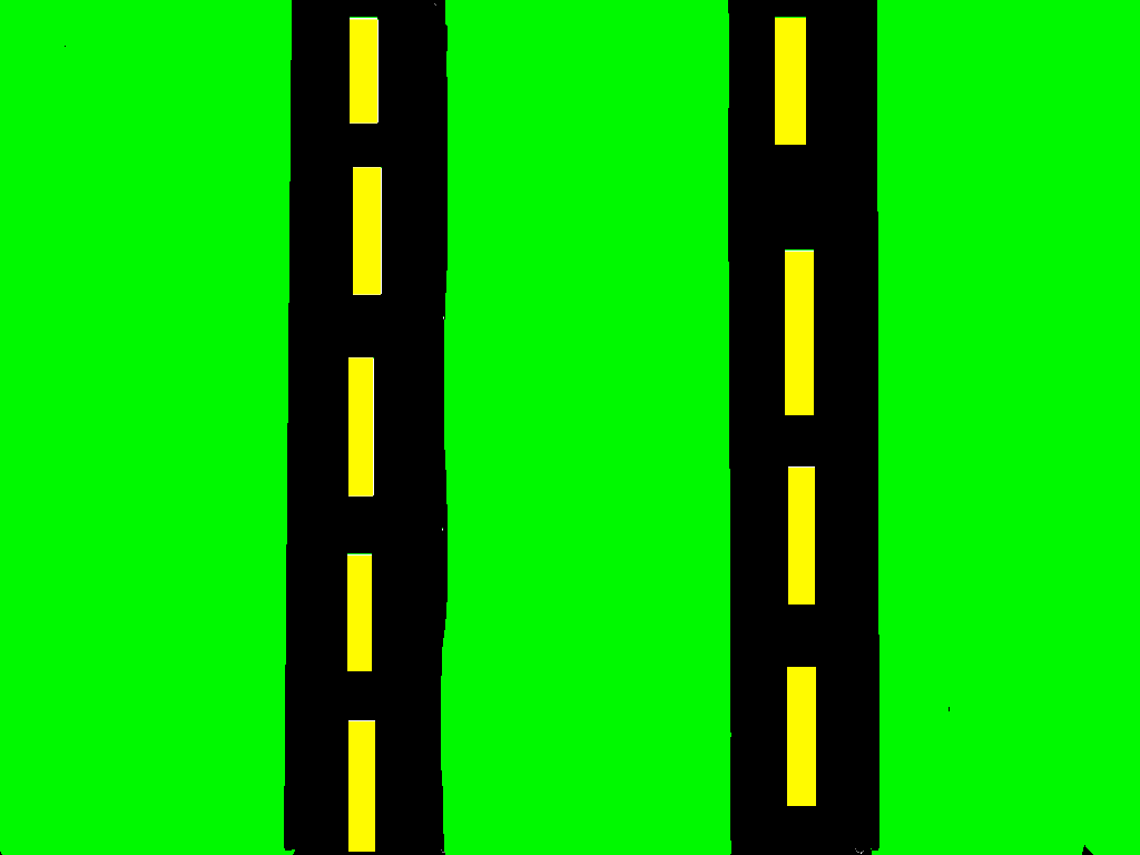 Crossing road