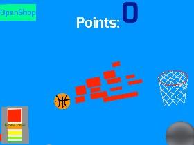 Basketball make the shot multple times without touching screen 1