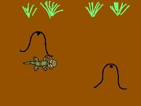 Slow lizard vs Ants