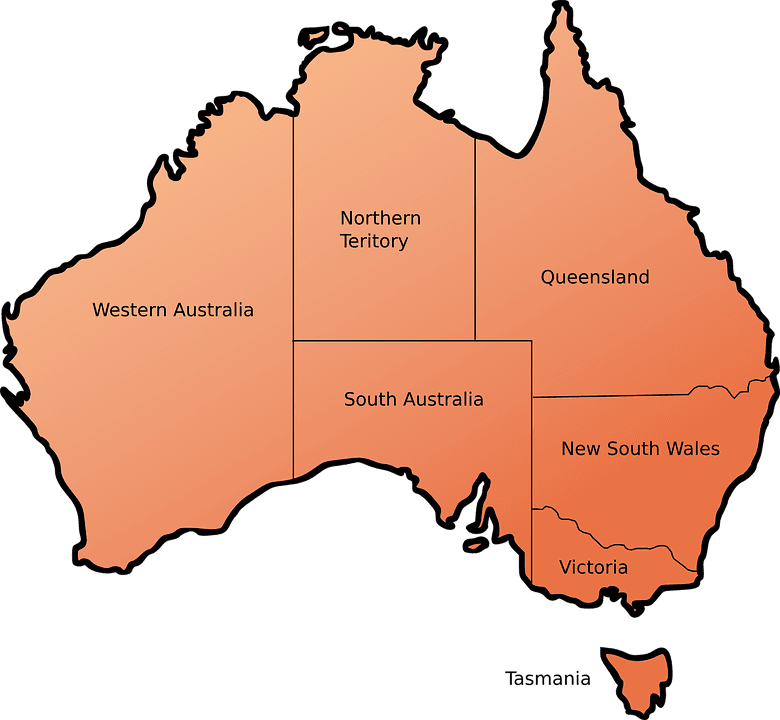 Australia Map 3