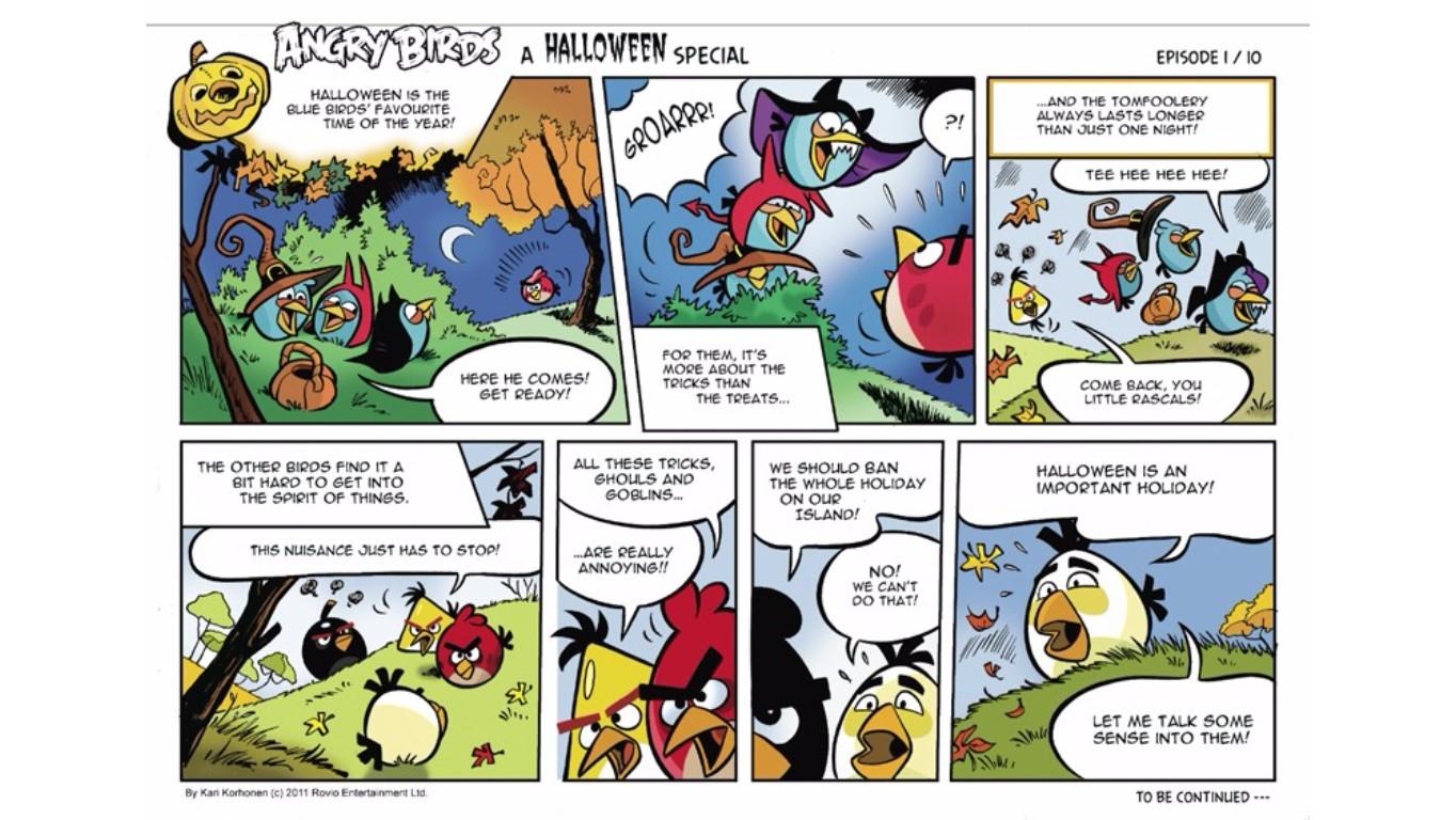 Angry birds comic