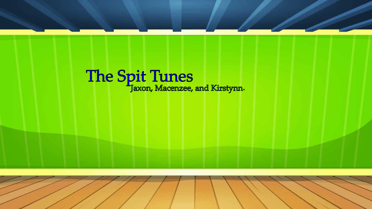 The Spit Tunes Band Dance