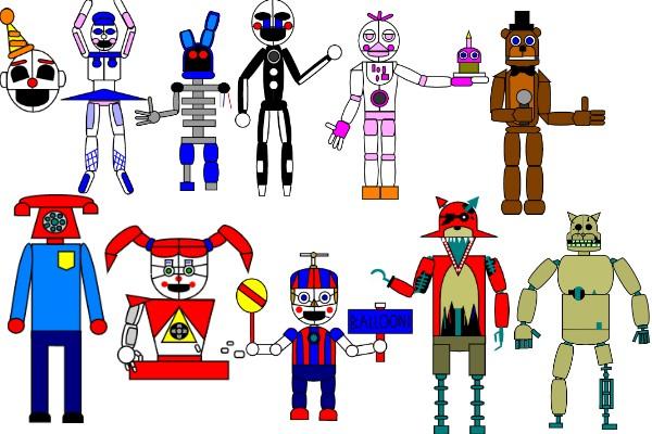 fnaf guys and gals