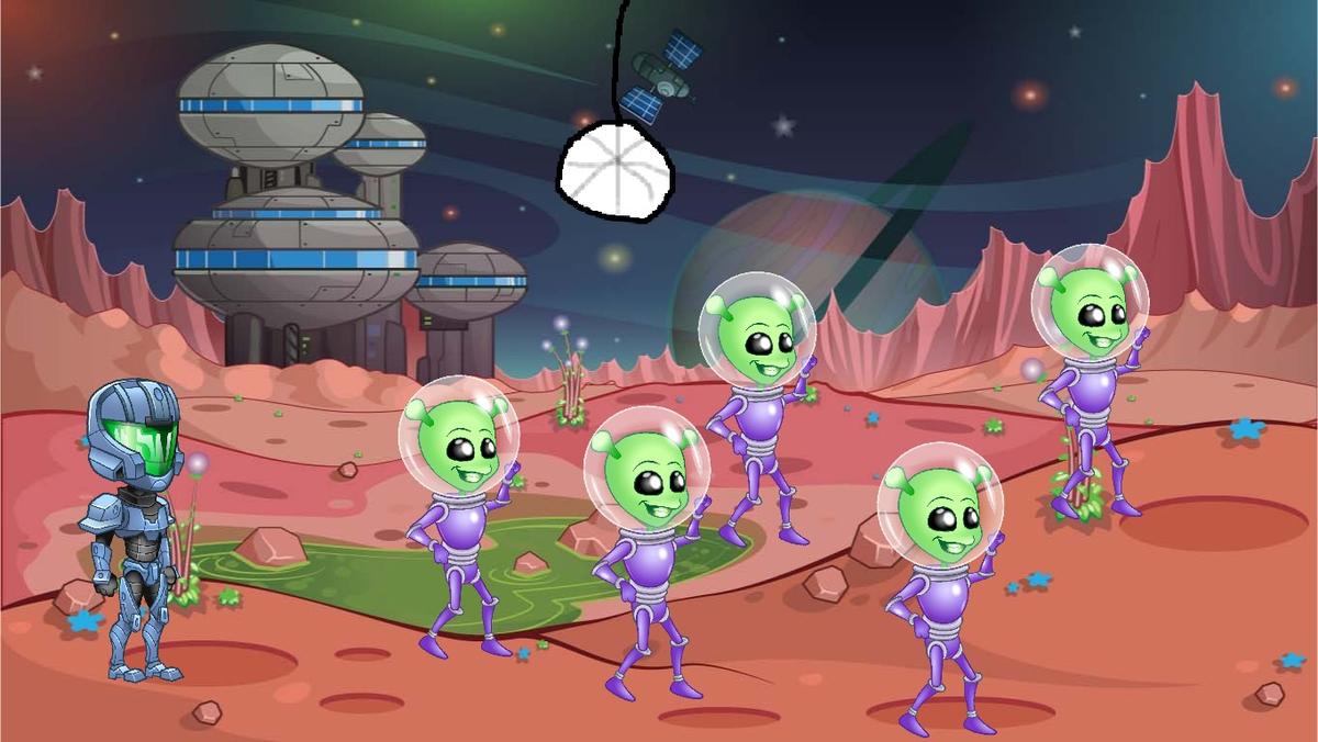 alien dance party