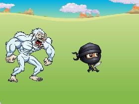 The ninja and the yeti