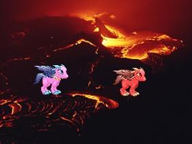 The Volcano Dragons