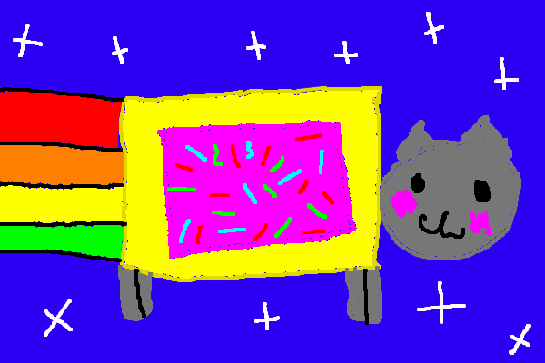 Nyan cat lost in space
