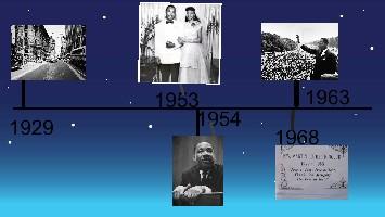 Martin Luther King, Jr. Timeline 1completed