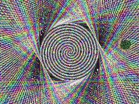 Crazy spinny portal art