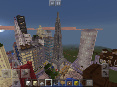 A Tour of My Minecraft City