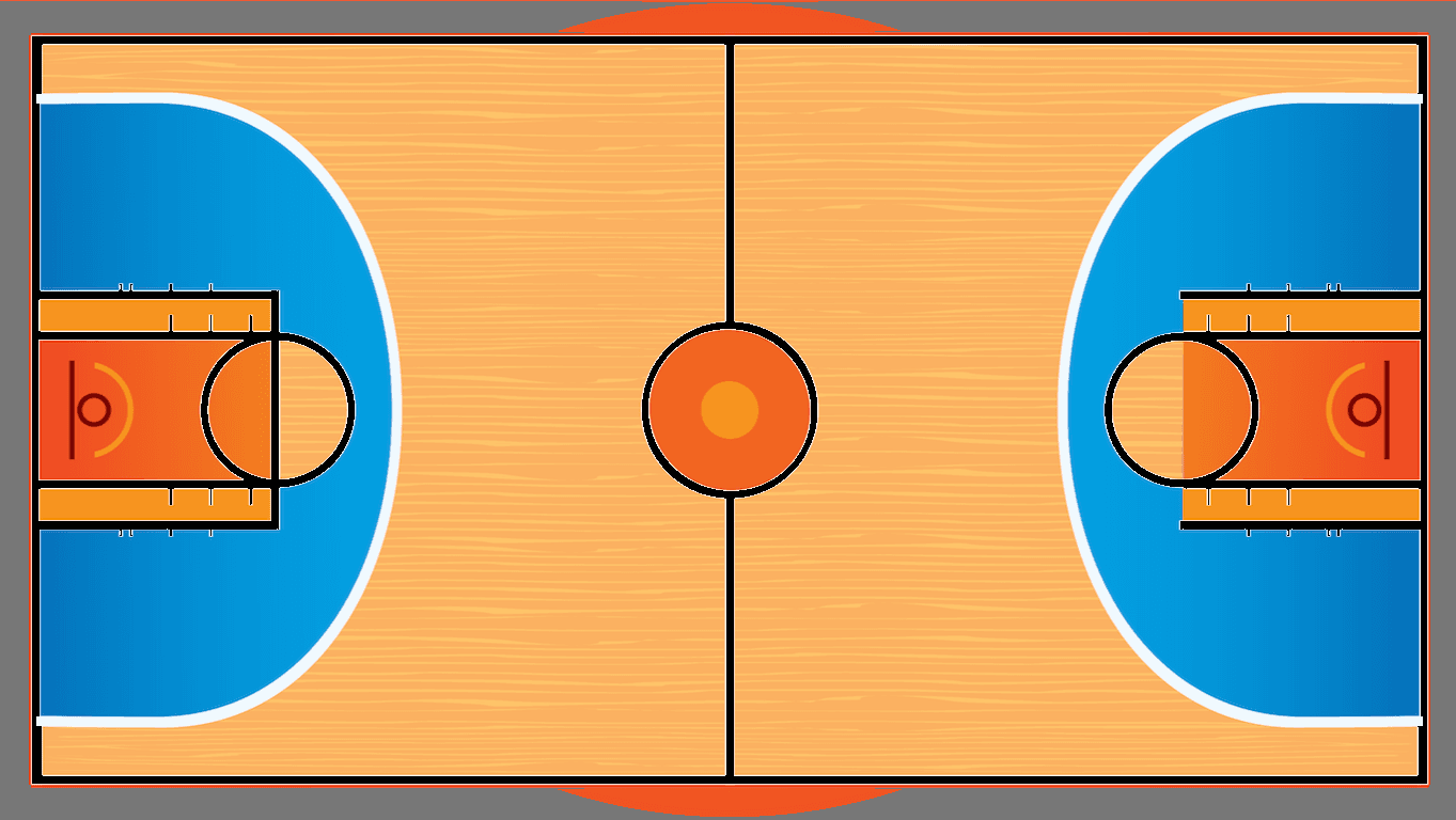 Basketball top down game