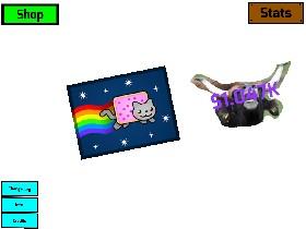 nyon cat clicker #pineapples and stuff