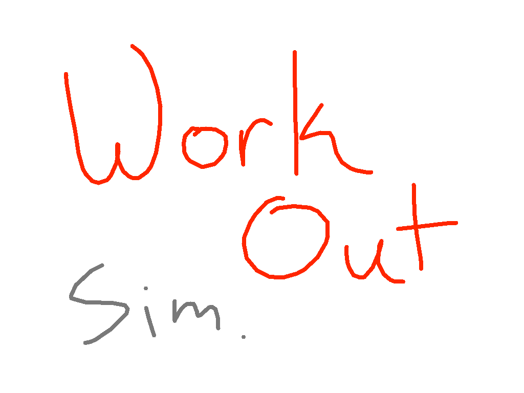 Work Out Sim.