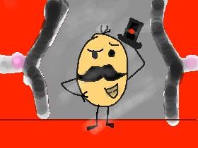 The potato singing a potato song!
