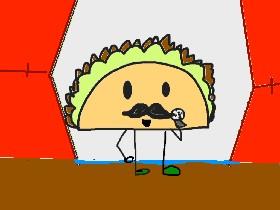 A taco singing a tremendous song