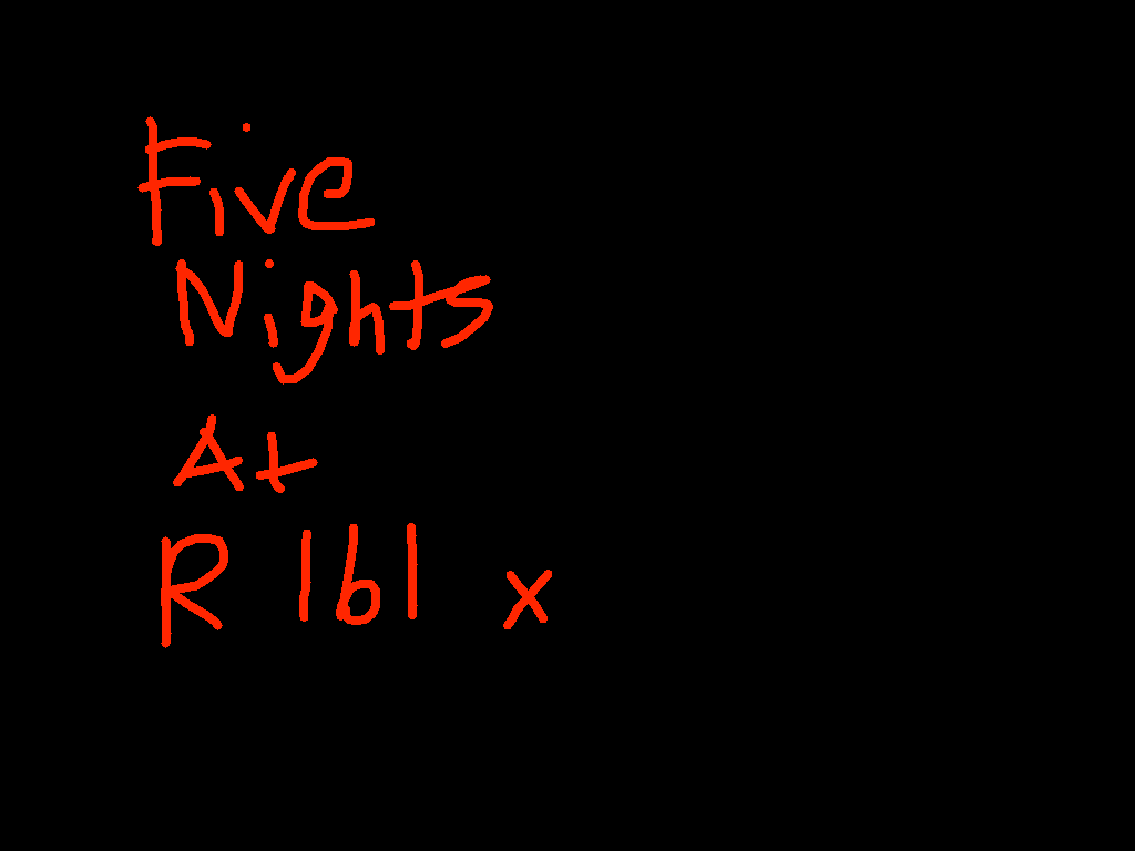 Five Nights At Roblox Start Screen