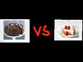cheesecake vs chocolate cake