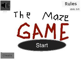 The Maze Game! Credit to Amadelynnn