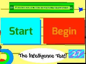 Intelligence Test UPDATE