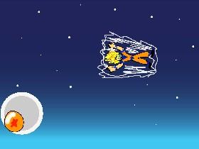 Goku's Space Flight