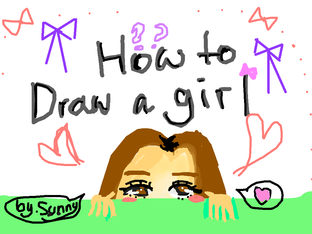 How to draw girl👩🏼 1