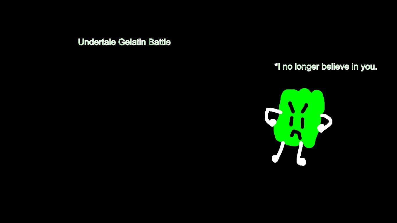 Undertale Gelatin Battle