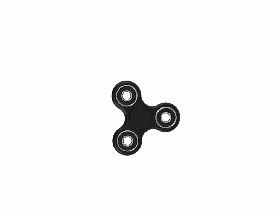 realistic fidget spinner that slowes down