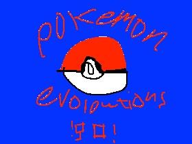 pokemon evoloutions