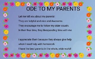 Ode to my parents